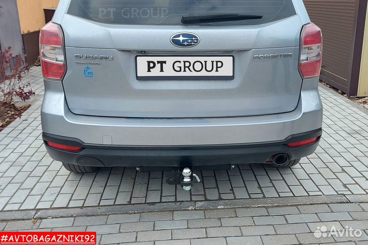 Фаркоп (тсу) под квадрат для Subaru Forester