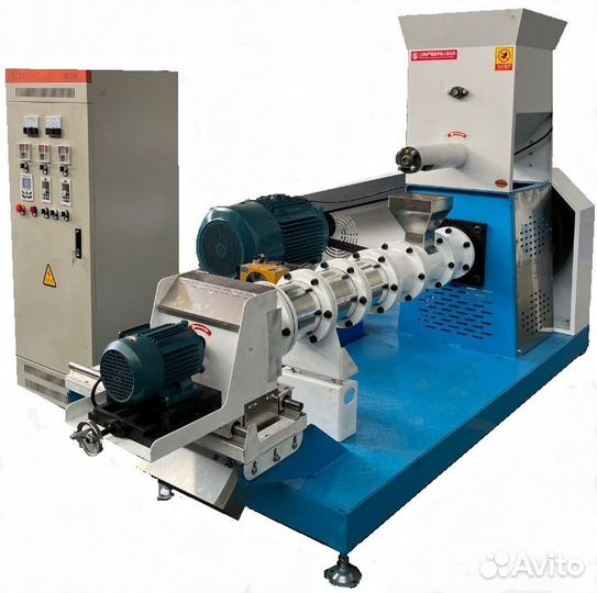 Экструдер для производства кормов животным и рыбам