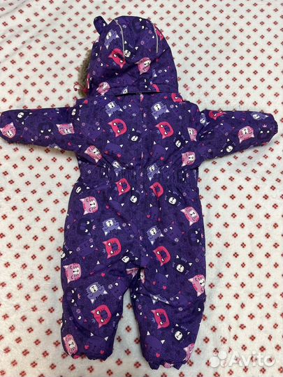 Зимний комбинезон для девочки 86