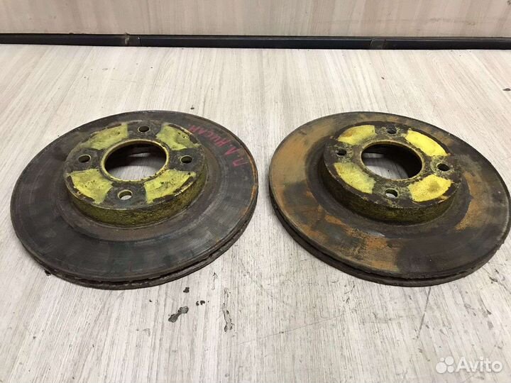 Диски тормозные передние Nissan primera p11