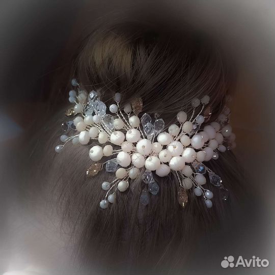 Свадебные украшения. Комплект. Украшение на голову