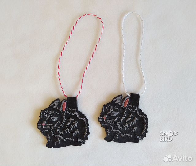 Подвеска из фетра, брелок Кролик, декор