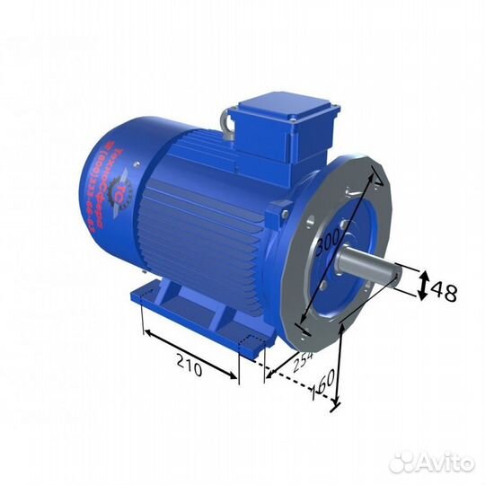 Электродвигатель аир 160М4 (18.5кВт/1500об.мин)