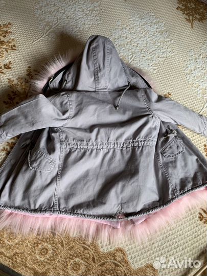 Парка для девочки 104 110