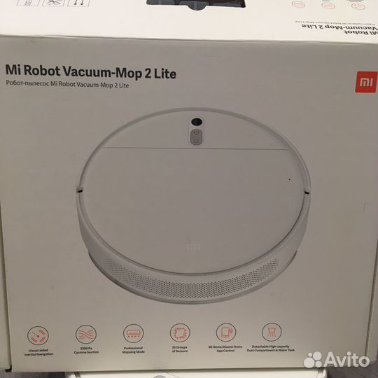 Робот пылесос xiaomi mi robot vacuum mop 2 lite