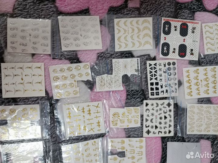 Наклейки для ногтей, слайдер