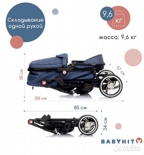 Коляска 2 в 1