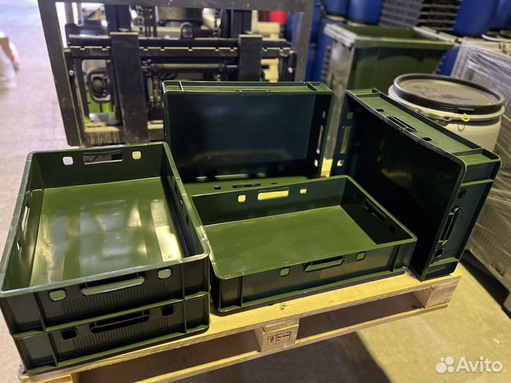 Пластиковые Ящики Складские 600х400х120мм Уфа