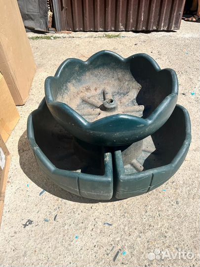 Вазоны для цветов бу пластик