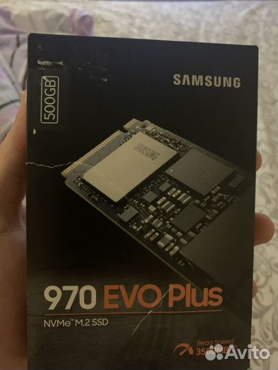 Продам Ssd m.2 NVMe Samsung 970 EVO Plus 500gb