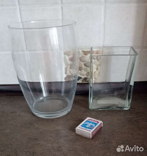 Вазы стекло бу