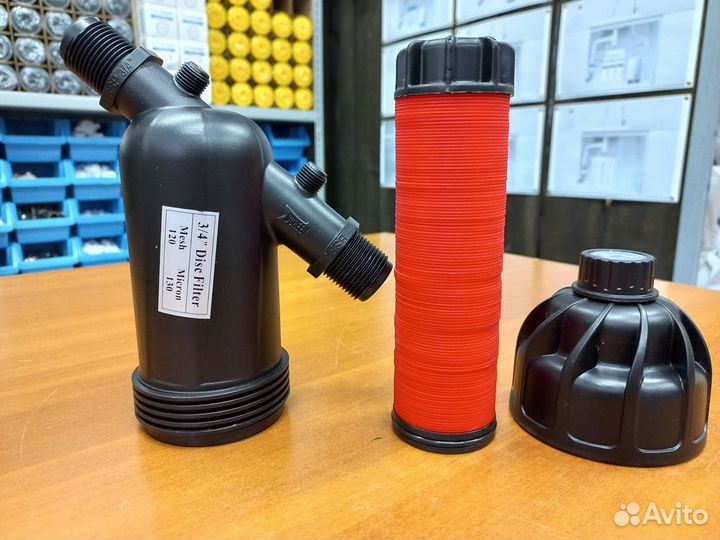 Косой дисковый фильтр, вход/выход -3/4