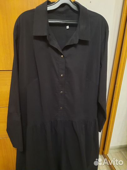 Платье-рубашка нарядное