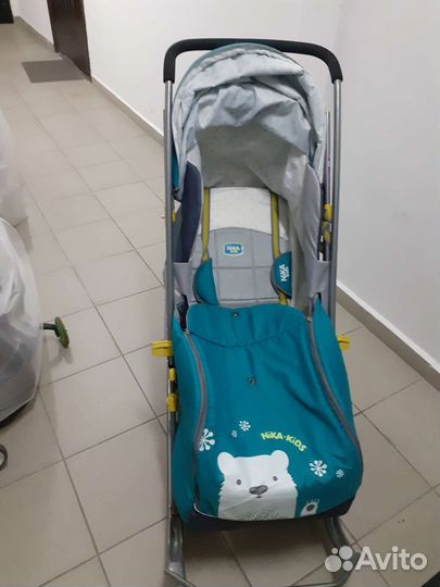 Санки коляска ника