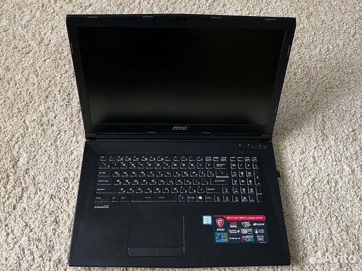 Игровой ноутбук MSI GP72MVR 7RFX Leopard Pro