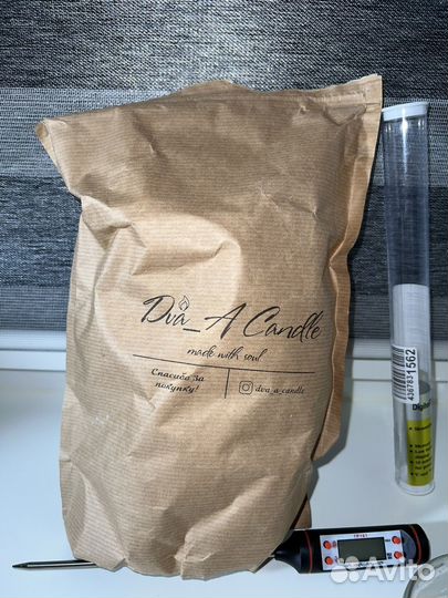 Соевый воск для свечей набор