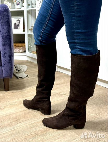 Сапоги Флоренция кожа-замша 39р