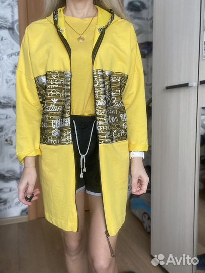 Кофта с капюшоном женская 50