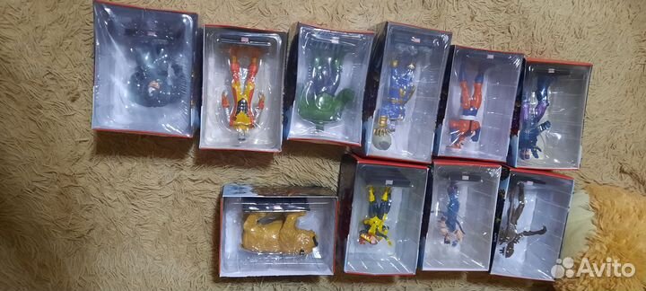 Коллекция фигурок Marvel 3D со всеми журналами