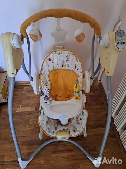 Детская электронная качелька