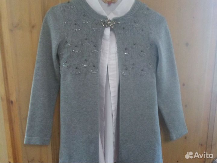 Кофта школьная для девочки 134-140