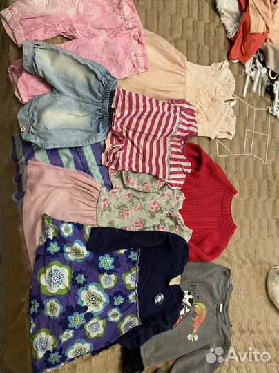 Пакетом вещи на девочку 104