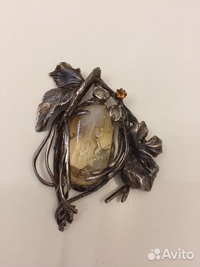 Кулон подвеска серебро