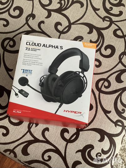 Наушники HyperX Cloud Alpha S black