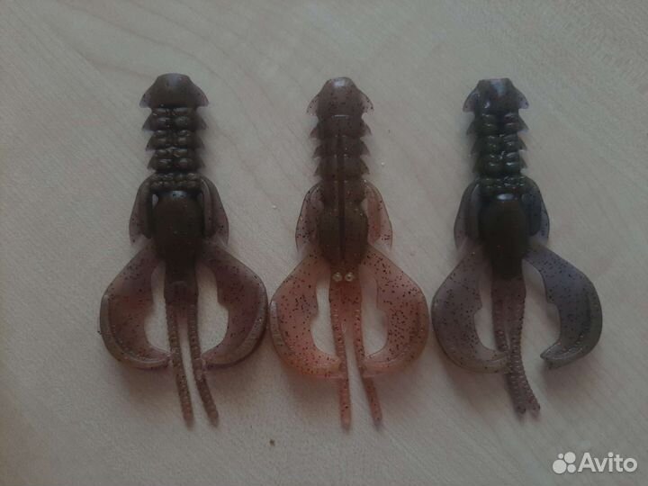 Силиконовые приманки рачки, твистеры, виброхвосты