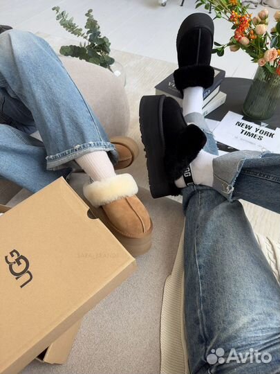 Меховые тапочки UGG
