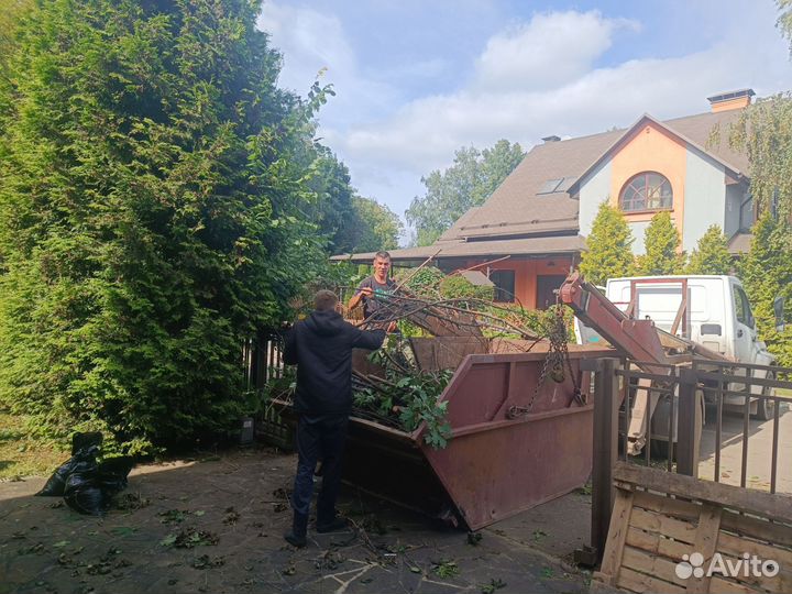 Покосить траву тримером