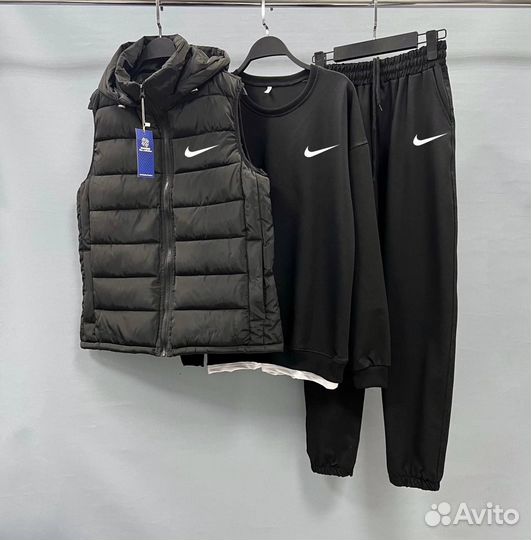 Спортивный костюм мужской новый Nike тройка
