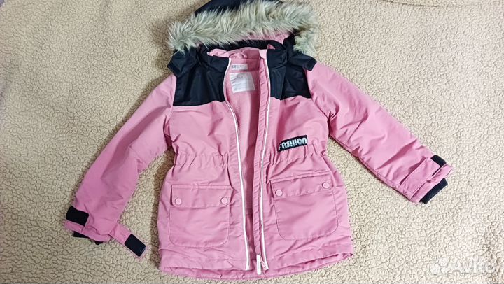 Куртка hm на девочку еврозима 122-128