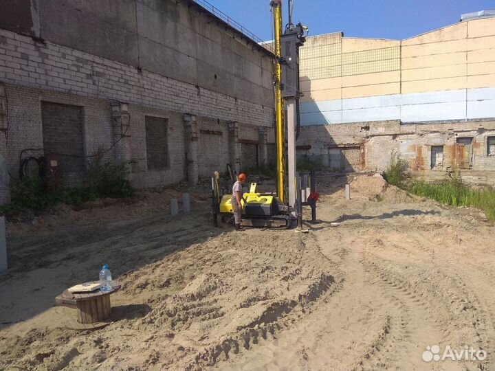 Фундамент на жб сваях под ключ / Жб сваи