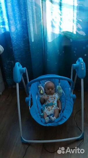 Детские качели шезлонг