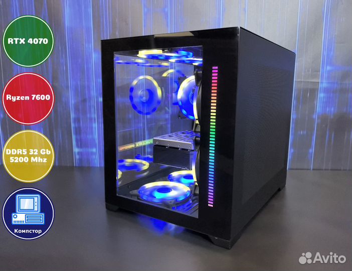 Игровая станция AMD7600-RTX4070-32DDR5-XPY3951-A620