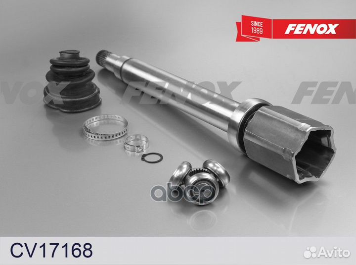 ШРУС ford focus II/C-MAX 07- CV17168 fenox