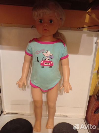 Кукла из СССР 73 см. Игрушки из киндер-сюрпризов
