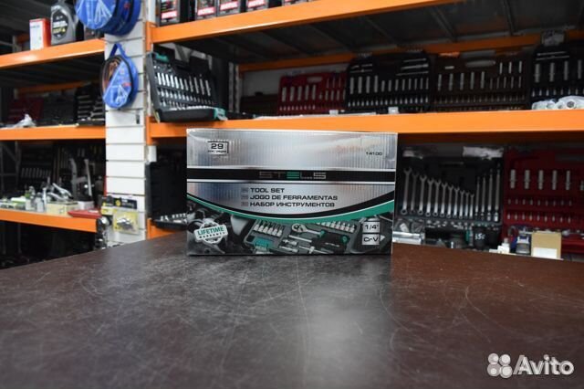 Набор инструментов, 1/4, CrV Stels 29 предметов