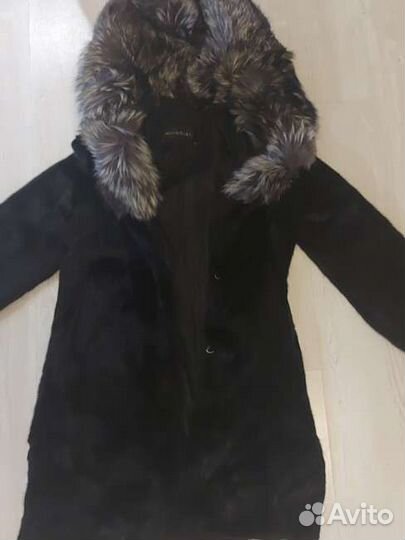 Шуба норковая с капюшоном 44 46