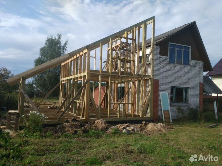 Строительство террас бань беседок веранд