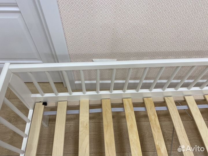 Детская кровать Гулливер, матрас, наматрасник IKEA