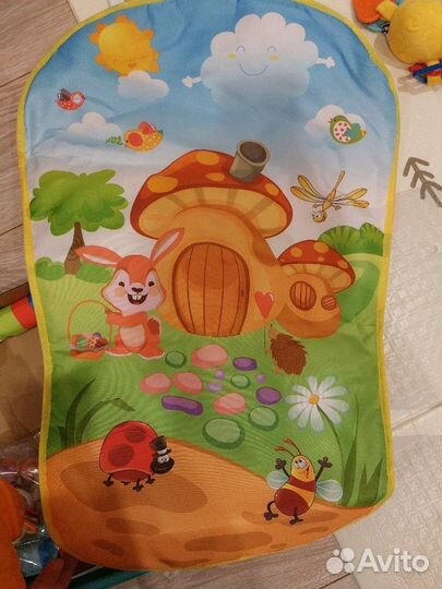 Развивающий коврик с пианино новый