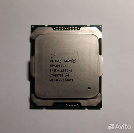 Intel Xeon E5-2682v4 2.5GHz LGA2011-3 SR2K4 16ядер