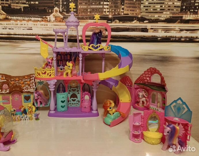 My little pony пони и замки оригинал