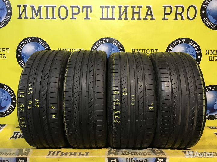 Continental ContiSportContact 5 275/30 R21 и 245/35 R21 98Y