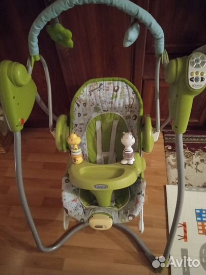 Детские электронные качели для новорожденных