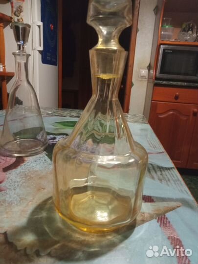 Штофы и графины СССР, стекло