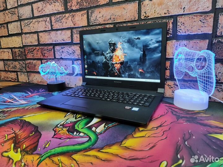 Мощный ноутбук Lenovo i5 6200U 4GB видео, 12GB озу