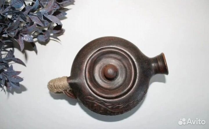 Чайник заварочный глиняный новый